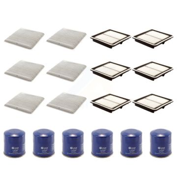6x Air + 6x Cabin + 6x Engine Oil Filter (18 Total) Kit For Subaru Outback Legacy KFM-103617