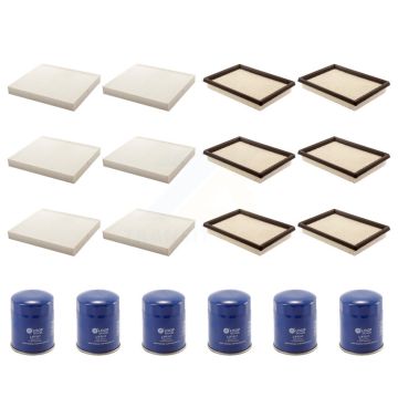 6x Air + 6x Cabin + 6x Engine Oil Filter (18 Total) Kit For INFINITI FX50 QX70 2 Required KFM-103663