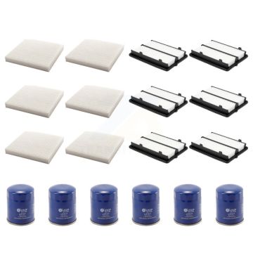 6x Air + 6x Cabin + 6x Engine Oil Filter (18 Total) Kit For Acura RDX KFM-103700