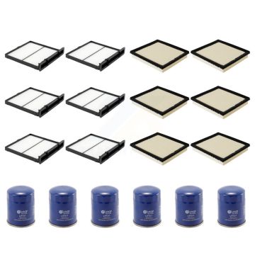 6x Air + 6x Cabin + 6x Engine Oil Filter (18 Total) Kit For 2019-2023 Subaru Forester KFM-103704