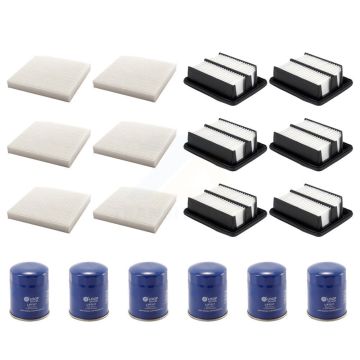 6x Air + 6x Cabin + 6x Engine Oil Filter (18 Total) Kit For 2020-2022 Honda CR-V 2.0L KFM-103706