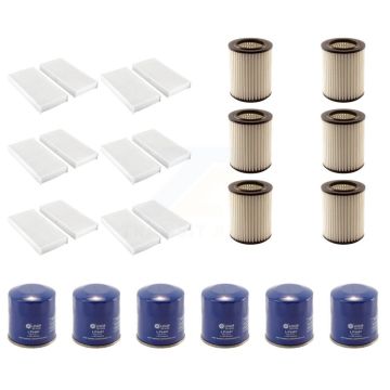 6x Air + 6x Cabin + 6x Engine Oil Filter (18 Total) Kit For 2002-2003 Honda Civic 2.0L KFM-103730