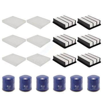 6x Air + 6x Cabin + 6x Engine Oil Filter (18 Total) Kit For 2016-2021 Mazda CX-9 KFM-103749