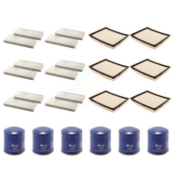 6x Air + 6x Cabin + 6x Engine Oil Filter (18 Total) Kit For 2010 Nissan Frontier 4.0L KFM-103766