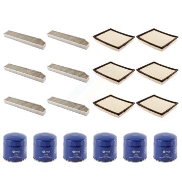 6x Air + 6x Cabin + 6x Engine Oil Filter (18 Total) Kit For Jeep Grand Cherokee KFM-103769