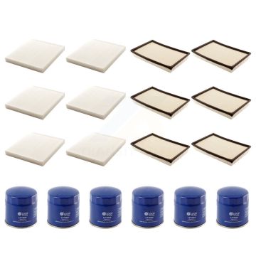 6x Air + 6x Cabin + 6x Engine Oil Filter (18 Total) Kit For Ram 1500 Classic 3500 2500 KFM-103784
