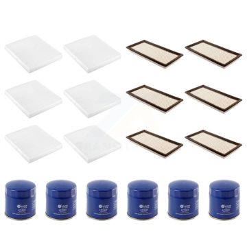 6x Air + 6x Cabin + 6x Engine Oil Filter (18 Total) Kit For Jeep Dodge Caliber Patriot KFM-103809