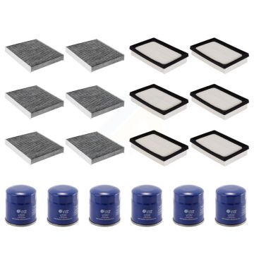 6x Air + 6x Cabin + 6x Engine Oil Filter (18 Total) Kit For Toyota Corolla Prius Prime C KFM-103842