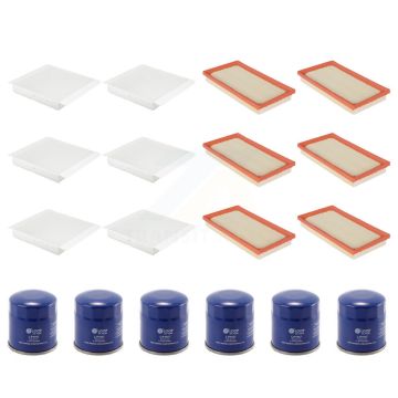 6x Air + 6x Cabin + 6x Engine Oil Filter (18 Total) Kit For 2018 Toyota C-HR With Spin-on KFM-103844