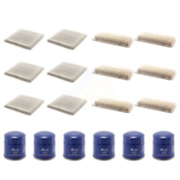 6x Air + 6x Cabin + 6x Engine Oil Filter (18 Total) Kit For 2005-2008 Scion tC KFM-103854