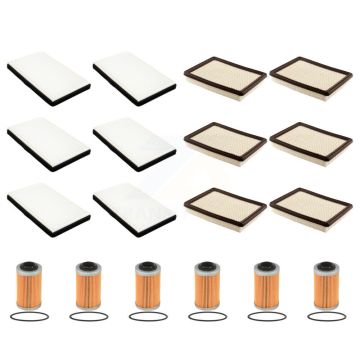 6x Air + 6x Cabin + 6x Engine Cartridge Oil Filter (18 Total) Kit For Oldsmobile Intrigue KFM-103869