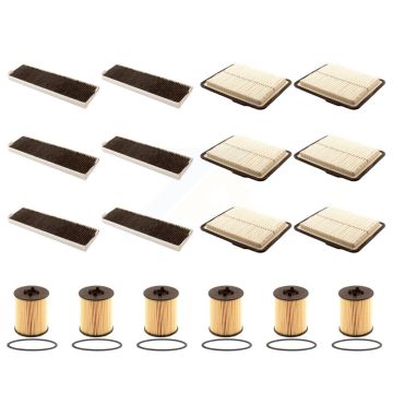 6x Air + 6x Cabin + 6x Engine Cartridge Oil Filter (18 Total) Kit For Saturn Vue 3.0L KFM-103900