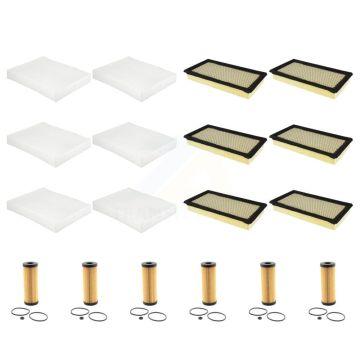 6x Air + 6x Cabin + 6x Engine Cartridge Oil Filter (18 Total) Kit For Ford Explorer KFM-103905