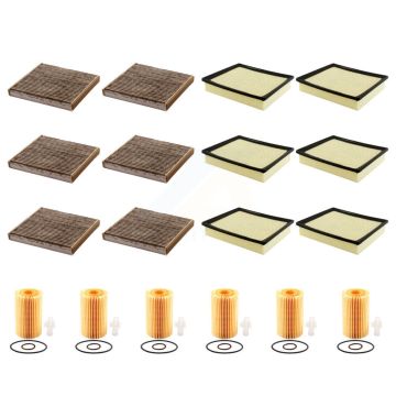 6x Air + 6x Cabin + 6x Engine Cartridge Oil Filter (18 Total) Kit For Toyota Tundra KFM-103992