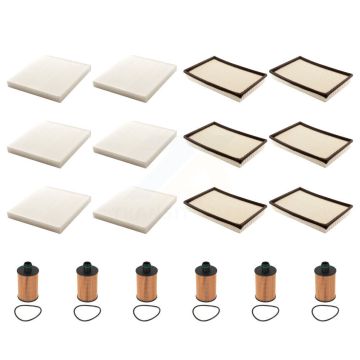 6x Air + 6x Cabin + 6x Engine Cartridge Oil Filter (18 Total) Kit For 16-18 Ram 1500 3.0L KFM-104012