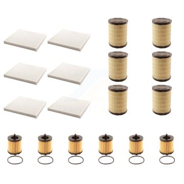 6x Air + 6x Cabin + 6x Engine Cartridge Oil Filter (18 Total) Kit For Saturn Ion 2.0L KFM-104051