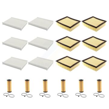 6x Air + 6x Cabin + 6x Engine Cartridge Oil Filter (18 Total) Kit For Ford F-150 2.7L KFM-104059