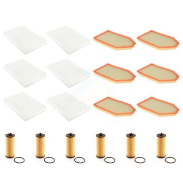 6x Air + 6x Cabin + 6x Engine Cartridge Oil Filter (18 Total) Kit For Dodge Chrysler 300 KFM-104075