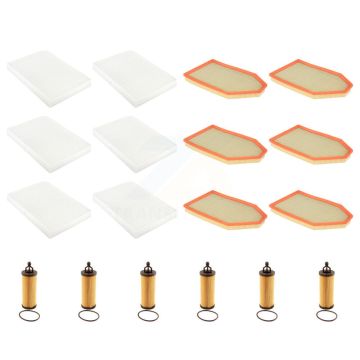 6x Air + 6x Cabin + 6x Engine Cartridge Oil Filter (18 Total) Kit For Dodge Charger 300 KFM-104076