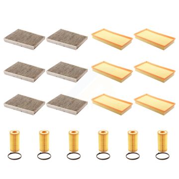 6x Air + 6x Cabin + 6x Engine Cartridge Oil Filter (18 Total) Kit For Volkswagen Beetle KFM-104078