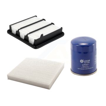 1x Air + 1x Cabin + 1x Engine Oil Filter Filter (3 Total) Kit For Honda Civic CR-V 1.5L KFM-104221