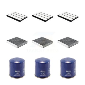 3x Air + 3x Cabin + 3x Engine Oil Filter (9 Total) Kit For INFINITI QX50 QX55 2.0L KFM-104280