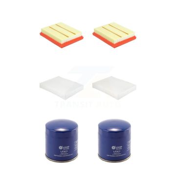 2x Air + 2x Cabin + 2x Engine Oil Filter (6 Total) Kit For Ford Escape Maverick Lincoln KFM-104342