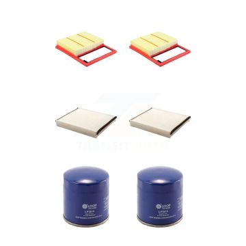 2x Air + 2x Cabin + 2x Engine Oil Filter (6 Total) Kit For Ford C-Max KFM-104346