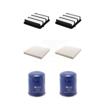 2x Air + 2x Cabin + 2x Engine Oil Filter (6 Total) Kit For Honda Accord KFM-104348
