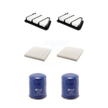2x Air + 2x Cabin + 2x Engine Oil Filter (6 Total) Kit For 2017-2018 Honda CR-V 2.4L KFM-104357