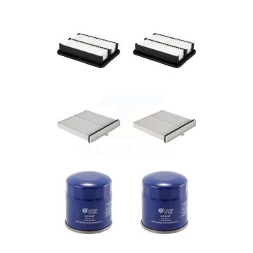 2x Air + 2x Cabin + 2x Engine Oil Filter (6 Total) Kit For Toyota Yaris KFM-104360