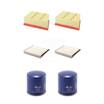 2x Air + 2x Cabin + 2x Engine Oil Filter (6 Total) Kit For 2018-2019 Ford EcoSport 1.0L KFM-104368