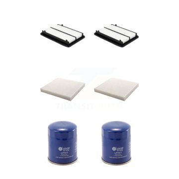 2x Air + 2x Cabin + 2x Engine Oil Filter (6 Total) Kit For 2014-2020 Acura RLX KFM-104374