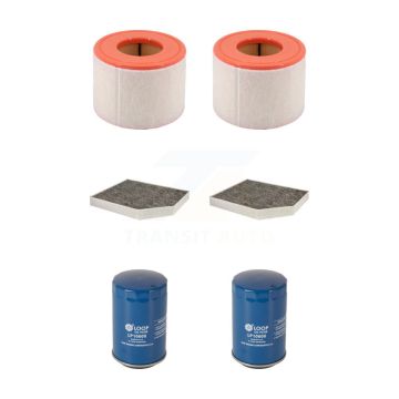 2x Air + 2x Cabin + 2x Engine Oil Filter (6 Total) Kit For 2012 Audi A6 2.0L KFM-104381