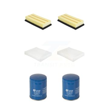 2x Air + 2x Cabin + 2x Engine Oil Filter (6 Total) Kit For Ford Explorer Police Utility KFM-104385