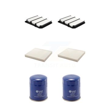 2x Air + 2x Cabin + 2x Engine Oil Filter (6 Total) Kit For Nissan TITAN KFM-104387