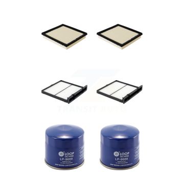 2x Air + 2x Cabin + 2x Engine Oil Filter (6 Total) Kit For 2022-2023 Subaru WRX KFM-104402