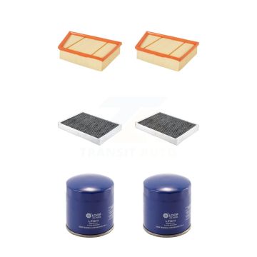 2x Air + 2x Cabin + 2x Engine Oil Filter (6 Total) Kit For Land Rover Range Evoque Sport KFM-104407