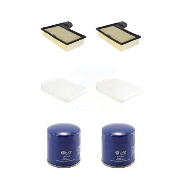 2x Air + 2x Cabin + 2x Engine Oil Filter (6 Total) Kit For 2015-2023 Ford Mustang 2.3L KFM-104412