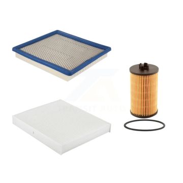 1x Air + 1x Cabin + 1x Engine Cartridge Oil Filter (3 Total) Kit For Chevrolet Colorado KFM-104434