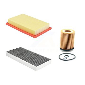 1x Air + 1x Cabin + 1x Engine Cartridge Oil Filter (3 Total) Kit For Mercedes-Benz SLC300 KFM-104438