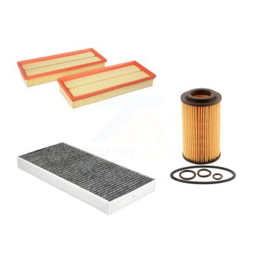 1x Air + 1x Cabin + 1x Engine Cartridge Oil Filter (3 Total) Kit For Mercedes-Benz SLK350 KFM-104440