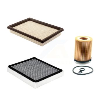 1x Air + 1x Cabin + 1x Engine Cartridge Oil Filter (3 Total) Kit For 17 INFINITI Q60 2.0L KFM-104451