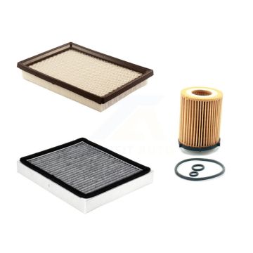 1x Air + 1x Cabin + 1x Engine Cartridge Oil Filter (3 Total) Kit For INFINITI Q50 2.0L KFM-104452