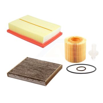 1x Air + 1x Cabin + 1x Engine Cartridge Oil Filter (3 Total) Kit For Toyota Highlander KFM-104465