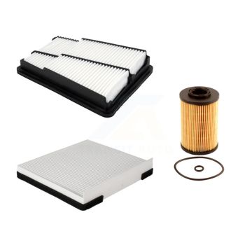 1x Air + 1x Cabin + 1x Engine Cartridge Oil Filter (3 Total) Kit For Hyundai Genesis KFM-104468