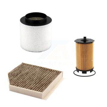 1x Air + 1x Cabin + 1x Engine Cartridge Oil Filter (3 Total) Kit For Audi A8 Quattro 4.2L KFM-104470
