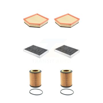 2x Air + 2x Cabin + 2x Engine Cartridge Oil Filter (6 Total) Kit For Volvo XC70 XC60 S60 KFM-104495