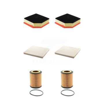 2x Air + 2x Cabin + 2x Engine Cartridge Oil Filter (6 Total) Kit For Volvo XC90 3.2L KFM-104496