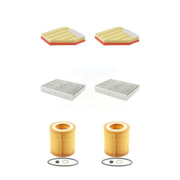 2x Air + 2x Cabin + 2x Engine Cartridge Oil Filter (6 Total) Kit For BMW 320i xDrive KFM-104515